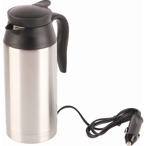 750 ml Edelstahl-Wasserkocher für Auto, 12 V, für Kaffee, Tee und als Thermoskanne (1/5)