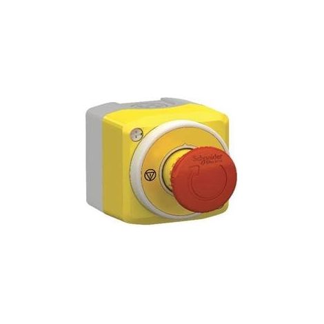 Schneider Electric XALK178W3B140E botón de parada de emergencia rojo amarillo