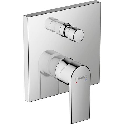 Unterputz-Wannenmischer Hansgrohe Vernis Shape, Rosette 156 x 156 mm, chrom - 71468000
