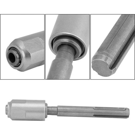 SDS-auf-SDS-Plus-Konvertierungsadapter, SDS-auf-SDS-Plus-Adapter für Bohrhammer/Hebel – Meißel/Bohrer/Bohreraufsatz (1/4)