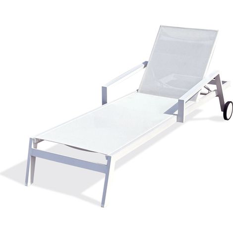 IBIZA - Sonnenliege, Aluminium und Textilene - PARIS GARDEN