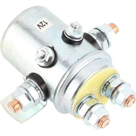 Relais 12V 200A, contacteur de treuil, électrovanne, contact normalement ouvert, type universel, compatible avec les véhicules tout-terrain/véhicules polyvalents. (1/5)