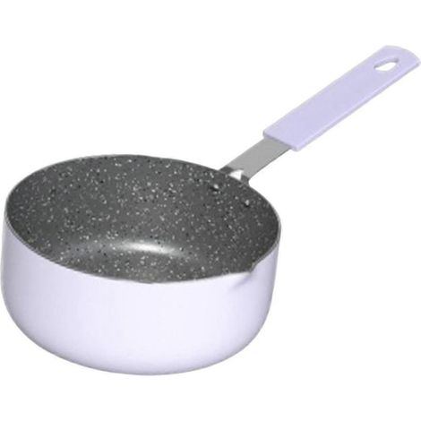 Milchtopf, Kochtopf, tragbarer Butterwärmer, multifunktional mit komfortablem Griff, Milchwärmer, Saucenbecher für Bar, Picknick, Zuhause und Outdoor-Violet (1/5)