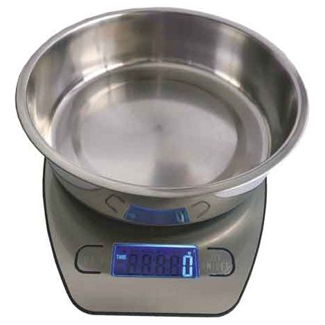 BILANCIA DIGITALE IDEAL STAR IN ACCIAIO INOX CapacitÃE 5 kg - IDEAL STAR