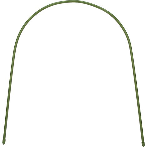 Ensemble de 6 arceaux de support en acier recouvert de plastique pour serre - Accessoires de jardinage (1/5)