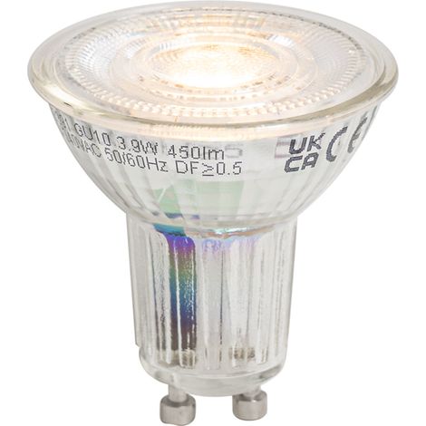 QAZQA GU10 50 Dimmbare LED-Glühbirne 3,9W 450 lm 2700K Longlife
