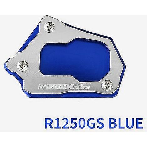 Motorradzubehör für R1200GS Fußstützenhalterung Seitenständerverlängerung Adv R1250GS Adventure R1200 GS LC Neu --R1250GS Blau (1/5)