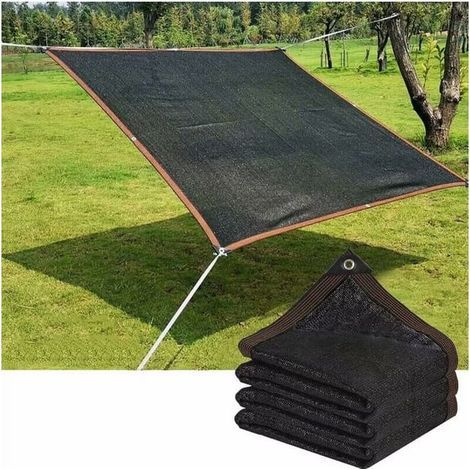 Telo parasole in polietilene ad alta densità (2x2 metri) per terrazze da giardino. Traspirabilità e protezione UV fino al 90-95%. (1/5)