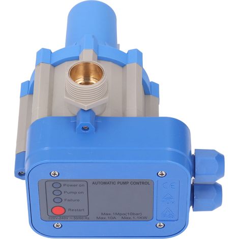 Wasserpumpensteuerung IP65 wasserdicht, Gehäuse aus hochfestem ABS-Kunststoff, intelligenter Wasserpumpendruckregler, 220-240 V (1,1 kW) (1/5)