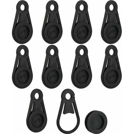 10 Pièces Clips de Bâche, Pince pour Bache, Pinces à Bâche Pinces à Pinces d'Arrimage pour Bâche pour Bâches de Voiture, Tentes, Auvents et Bâches de Piscine (1/5)