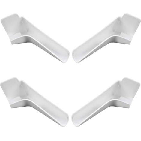 Mandark Lot de 4 becs de gouttières pour Camping-Car, rallonges de Bec de gouttière Gauche et Droite, Accessoires de Protection Contre l'eau de Pluie pour Toit extérieur de Camping-Car, remorques, (1/5)
