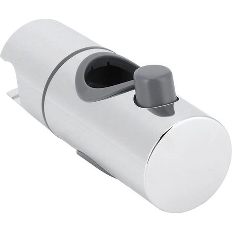 Supporto per soffione doccia - Asta scorrevole per supporto doccia - Regola la direzione della doccia - Altezza regolabile - Standard 25 mm - Cromato (1/5)