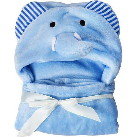 Serviette de bain bébé en polaire corail douce et ravissante