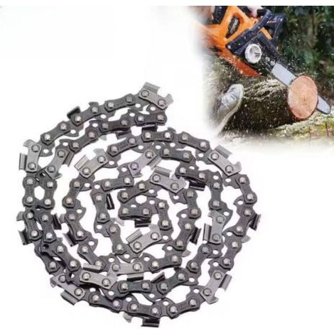 Chaîne de tronçonneuse 3/8 1,1 mm 52 maillons, lot de 4 chaînes 35 cm compatibles Makita DUC353 DUC353Z, acier allié trempé (1/5)