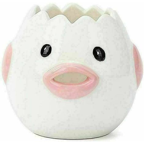 Séparateur d’œufs, séparateur de blanc de jaune d’œuf de mise à niveau, outil de sperateur d’œufs en céramique de qualité (1/5)