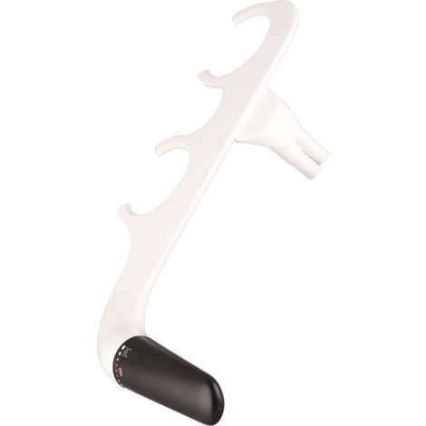 Pommeau de douche de toilette ultra-mince avec raccord en T en cuivre de 7/8 pouce, non électrique, avec deux buses pour l'hygiène génitale. (1/5)