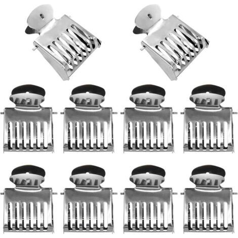 Lot de 10 pinces d'apiculture en acier inoxydable pour cage à abeilles, outils et équipement pour apiculteurs