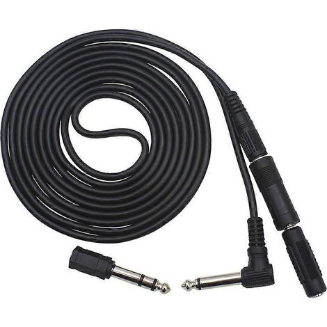Câble blindé anti-parasites pour guitare, 6,35 mm, 3 mètres, pour micro, haut-parleur et instrument (1/5)