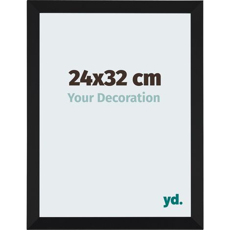 yd. - Cadre photo 24x32 - Noir Mat - MDF - Catania (1/5)