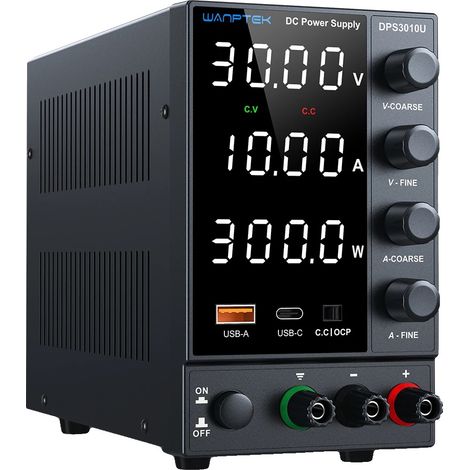 Alimentation de laboratoire, sortie réglable, caractéristiques de sécurité intégrées, DPS3010U 30V 10A (1/2)