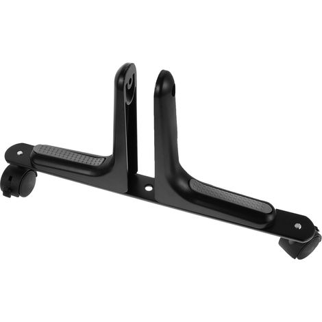 Support de cloison autoportant à roulettes, plastique noir