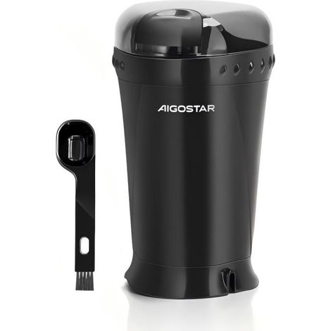 Moulin à café électrique Aigostar 200 W 60 g, moulin à café à un bouton, accessoires pour la maison inclus (1/3)