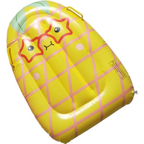 Juguete acuático Juego acuático Montar Aprender a nadar Cama flotante de frutas Tabla de surf inflable para niños, 83 x 62 cm (1/5)
