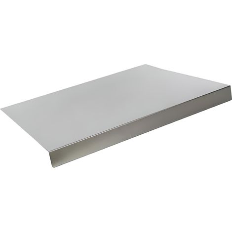 Planche à découper en acier inoxydable 47x40cm – Surface lisse et imperméable – Résistante aux rayures et à l'humidité – Visiodirect (1/5)