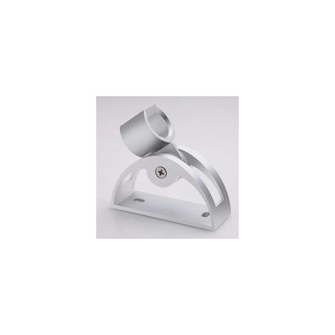 Base de douche Space en aluminium, base de douche fixe et réglable, support de tuyau de buse de douche, base de douche, base courbée (1/3)