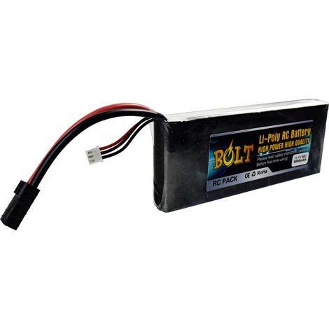 60C wiederaufladbarer Lithium-Akku BOLT11.1V 6000mAh für Drohnen, Spielzeugautos und RC-Modelle mit langer Akkulaufzeit (1/2)