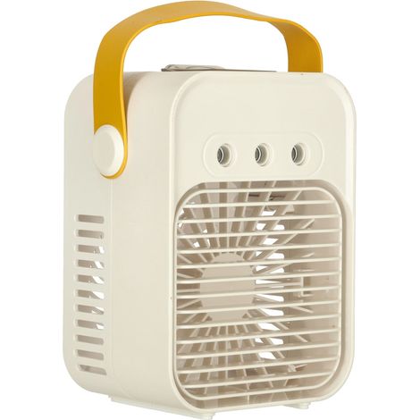 Ventilateur de climatisation humidificateur argenté-AquaForge