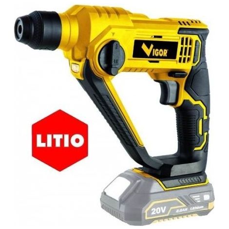 Vigor-Blinky 9020028 Tassellatore a Batteria Nudo SDS-Plus 20V 1,1 J 0-900 rpm 0-5000 bpm (1/2)
