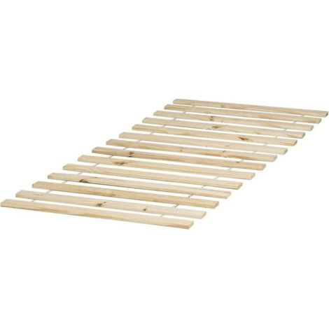 Sommier Lit Enfant "16 Lattes" 90x200cm Naturel (1/2)