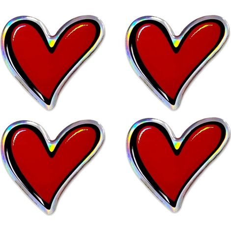 3D Sticker Cuoricini