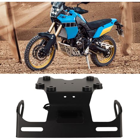 Cadre de plaque d'immatriculation moto avec éclairage - compatible avec Yamaha Tenere 700 2019+ (1/5)