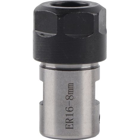 ER16 Porte-outil Arbre de moteur de support de mandrin de pince de rallonge de haute précision pour le traitement des trous profonds 8mm. (1/5)