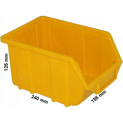 Aufbewahrungsbox – Ecobox mittel Gelb (1/5)