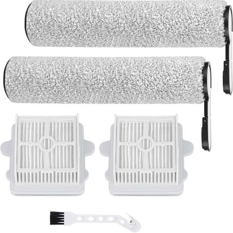 F25 Accessoires pour Roborock F25 GT. F25 ACE. F25 RT.F25 LT.F25 ALT.F25 XT.F25 ACE Combo. F25 Combo Kit D'accessoires de Rechange pour Aspirateur Eau et Poussière 2 Rouleaux de Brosse. 2 Filtres (1/5)