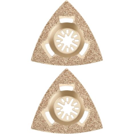Lot de 2 Lames de Râpe en Carbure de 80 Mm Compatible avec Outil Multifonction Oscillant
