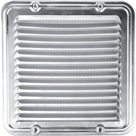 Griglia di aerazione in alluminio sovrapponibile mm 140x140 (1/4)