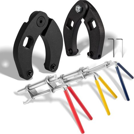 Werkzeugset für die Montage von Hydraulikdichtungen (3er-Pack), verstellbarer Stopfbuchsenschlüssel 1266, kleiner Universal-Stopfbuchsenschlüssel 7463, Hydraulikzylinder-Anziehschlüssel