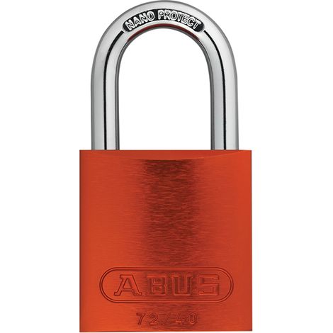72/40Mm Aluminium Padlock Orange Keyed Alike Tt02767