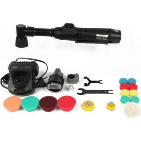 Portable Car Polisher, Mini Rechargeable Portable Electric Polisher and Waxing Kit (1/5)