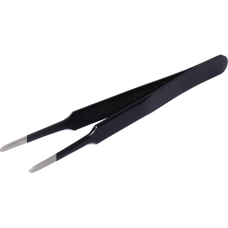 Quadrios 23EC152 ESD Pinzette   Flach, Abgerundet