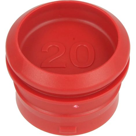 Geberit – Bouchon de protection 20mm pour gaine de protection – Couleur rouge carmin – Raccord multicouche pour plomberie – Fixation rapide