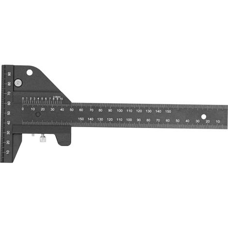 Règle de traçage en aluminium pour menuiserie, outil de marquage de type T, jauge de mesure précise pour charpentier