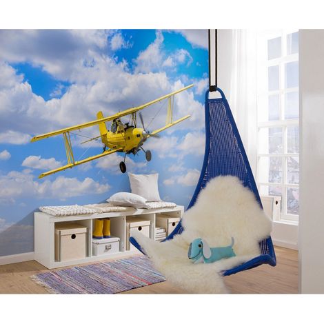 Poster géant intissé Biplane - 400 x 280 cm (1/3)