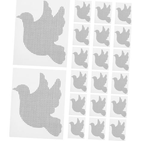 Packung mit 20 Reparaturflicken für Moskitonetze an Fenstern und Türen, zur Reparatur von Rissen in Karabinern und Zelten (1/5)