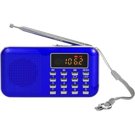 Radio portable numérique FM/AM/SW mini avec écran LCD, haut-parleur et lecteur MP3 (1/5)