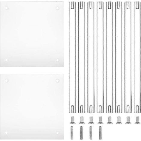 Support de colonne en acrylique durable pour composition florale, vase géométrique, pour mariage ou fête.